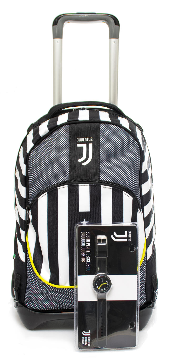 Juventus Jack Winner Zaino Con Carrello Sganciabile + Orologio Nero -  Acquista A Prezzi Outlet!