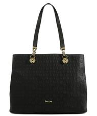 POLLINI Heritage Embossed Borsa a spalla, con manici intercambiabili nero/nero - Borse Donna - 1