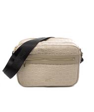 POLLINI Heritage Embossed HERITAGE HEMBOSSED Borsa a tracolla, con tasca BEIGE - Borse Donna - 1
