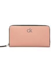 CALVIN KLEIN  Portafoglio zip around Dusty Rose - Portafogli Donna - 1