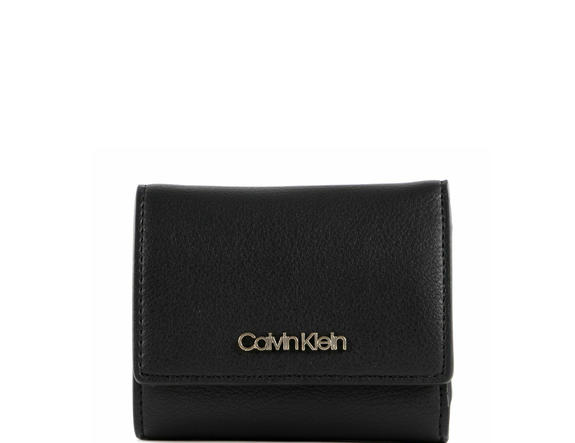 CALVIN KLEIN TRIFOLD XS Mini portafoglio NERO - Portafogli Donna