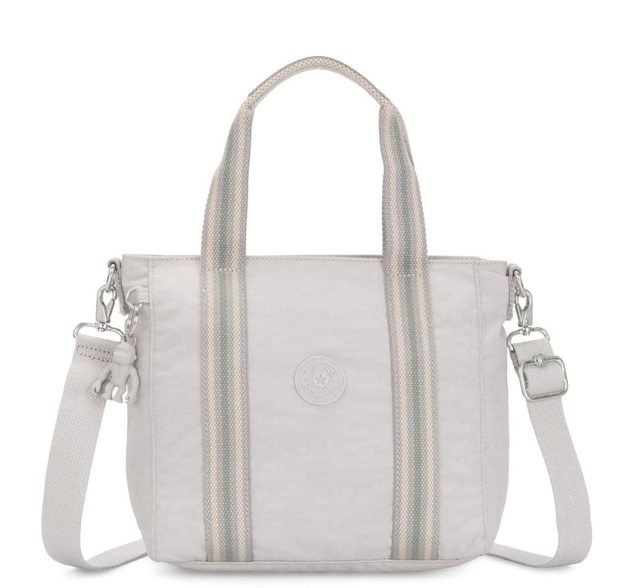 Kipling Asseni Mini Shopping Bag Con Tracolla Curiosity Grey Acquista