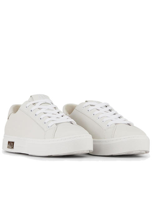 ARMANI EXCHANGE  Sneakers da donna in pelle WHITE/WHITE - Scarpe Donna