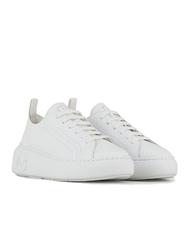 ARMANI EXCHANGE SUPER ACTION Sneakers in pelle OP WHITE - Scarpe Donna - 1