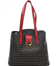 POLLINI  HERITAGE CLASSIC Borsa a spalla nero lacca - Borse Donna - 1