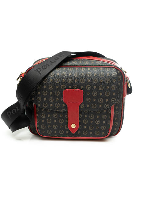 POLLINI HERITAGE CLASSIC Mini bag a tracolla nero lacca - Borse Donna