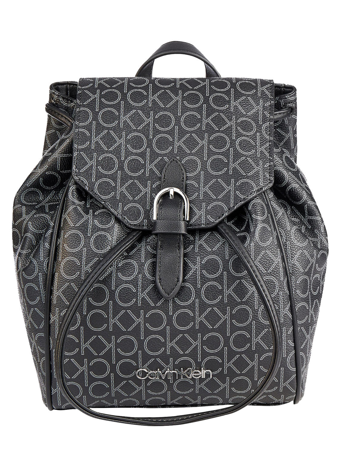 Calvin Klein Drawstring Zaino Black Mono Mix - Acquista A Prezzi Outlet!