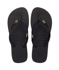 HAVAIANAS  BRASIL LOGO Infradito NERO - Scarpe Unisex - 1