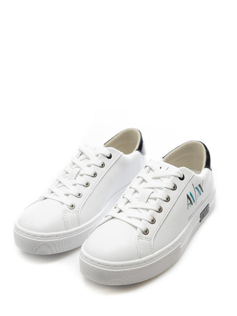ARMANI EXCHANGE  Sneakers in pelle OP WHITE - Scarpe Donna