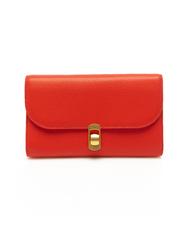 COCCINELLE zaniah portafoglio pelle vitello ZANIAH Clutch bag with shoulder strap POLISH RED - Portafogli Donna - 1