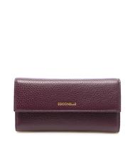 COCCINELLE  Portafoglio compatto in pelle VIOLA - Portafogli Donna - 1