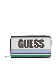 GUESS  JORDYN Portafoglio zip around GREEN MULTI - Portafogli Donna - 1