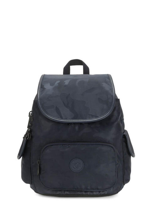 KIPLING CITY PACK S Zainetto  Satin Camo Blue - Zaini Scuola & Tempo Libero