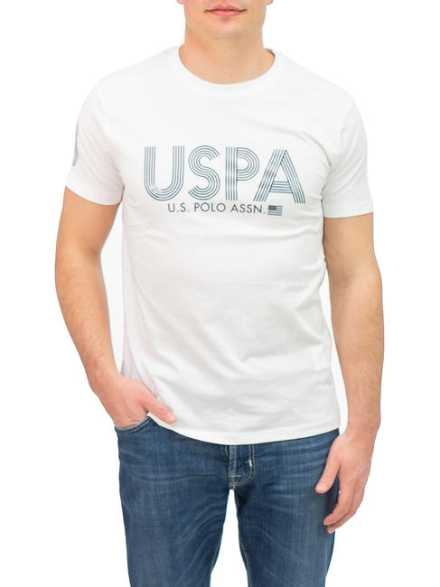 U.S. POLO ASSN.  USPA T-shirt off white - T-shirt Uomo