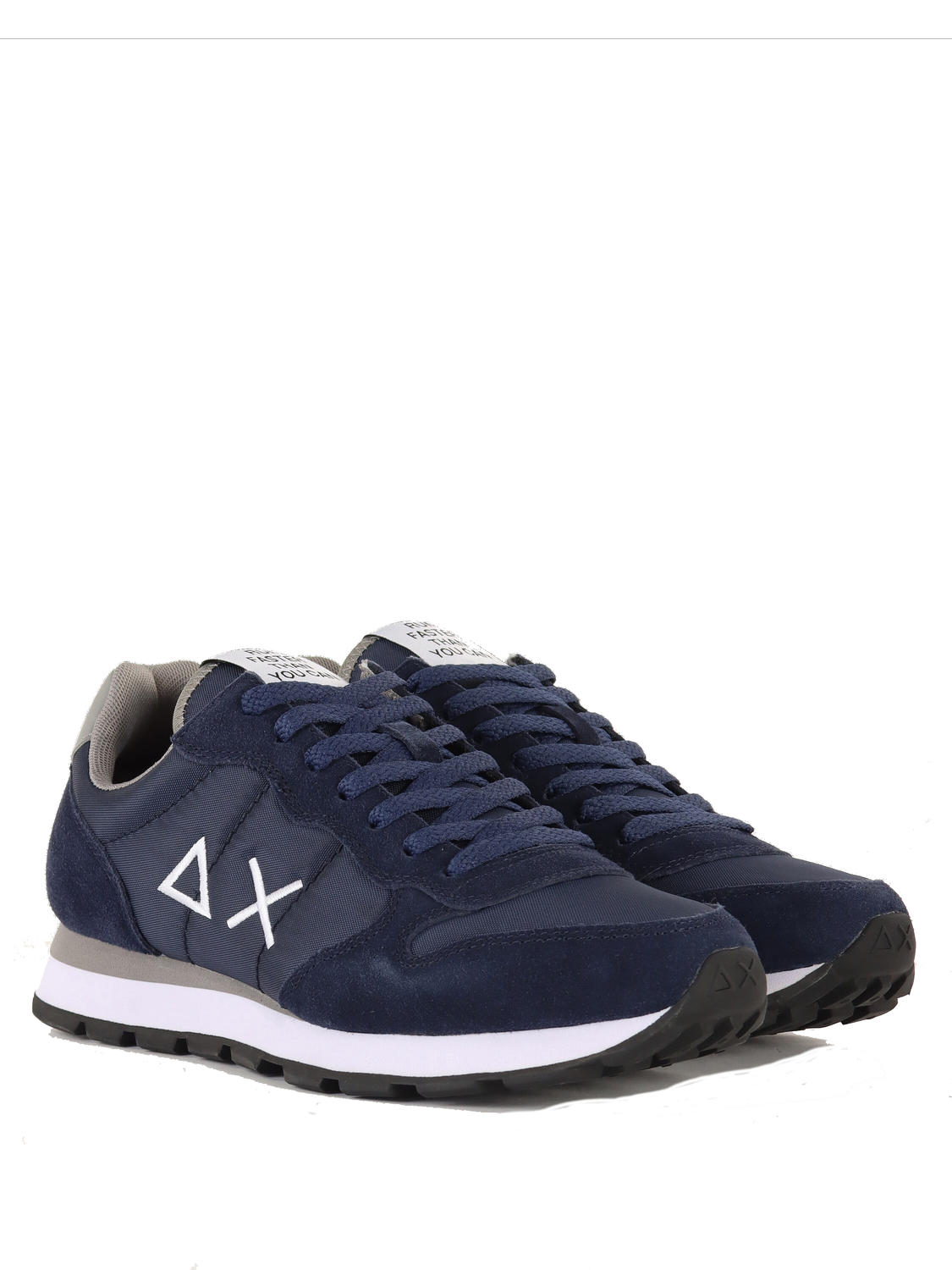 Sun 68 Uomo Sneaker Uomo SUN68 In Tessuto E Camoscio TOM SOLID