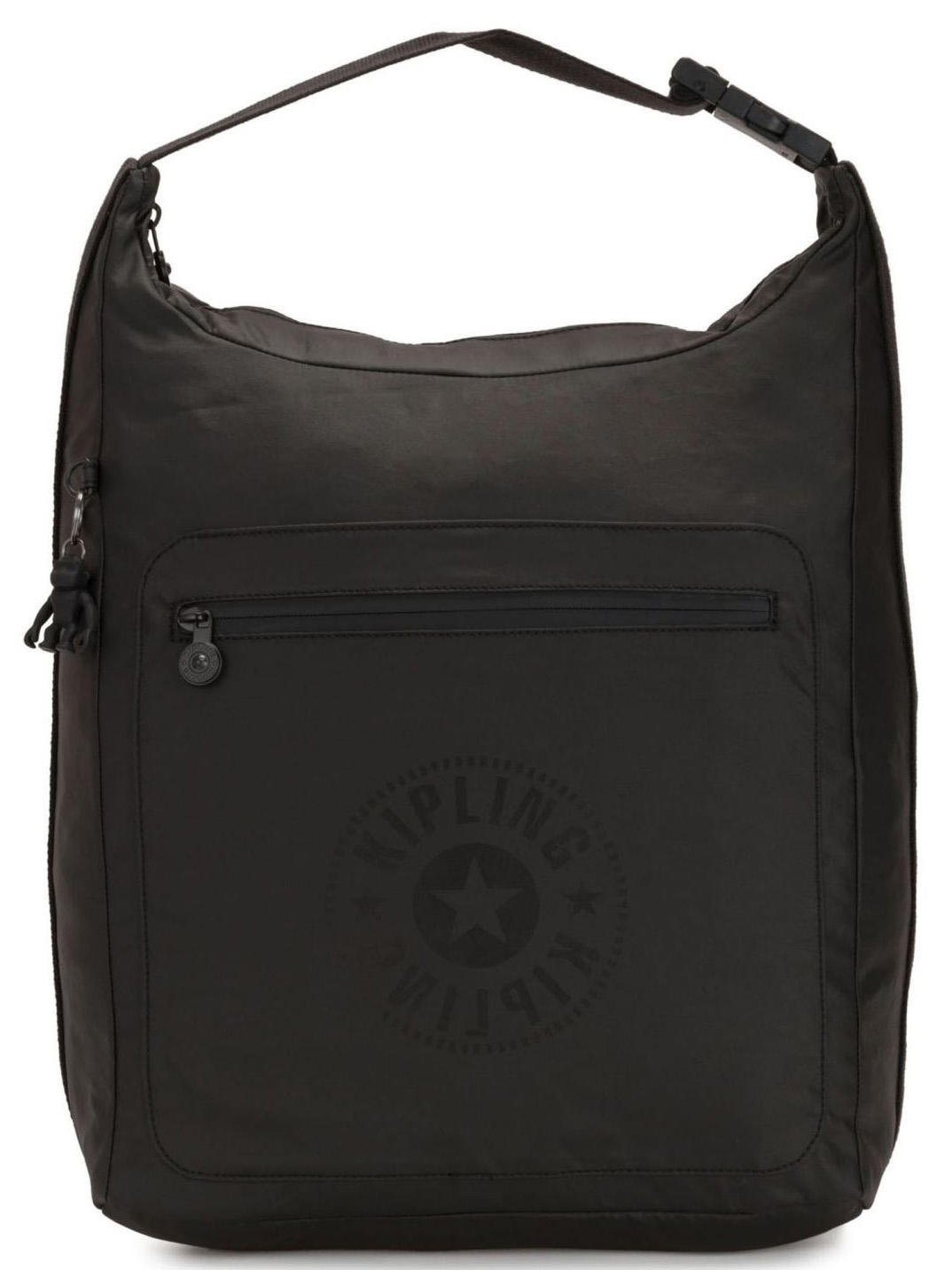 Kipling Morie Large Zaino In Nylon Raw Black - Acquista A Prezzi Outlet!