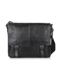 BEVERLY HILLS POLO CLUB NORFOLK Messenger in pelle Nero - Cartelle Lavoro - 1