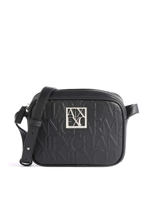 ARMANI EXCHANGE LOGO EMBOSSED Mini bag a tracolla Nero - Borse Donna