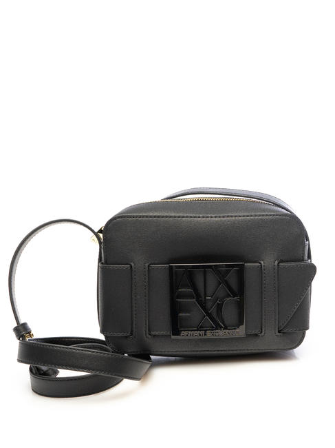 ARMANI EXCHANGE A|X BUCKLE Borsetta a tracolla Nero - Borse Donna