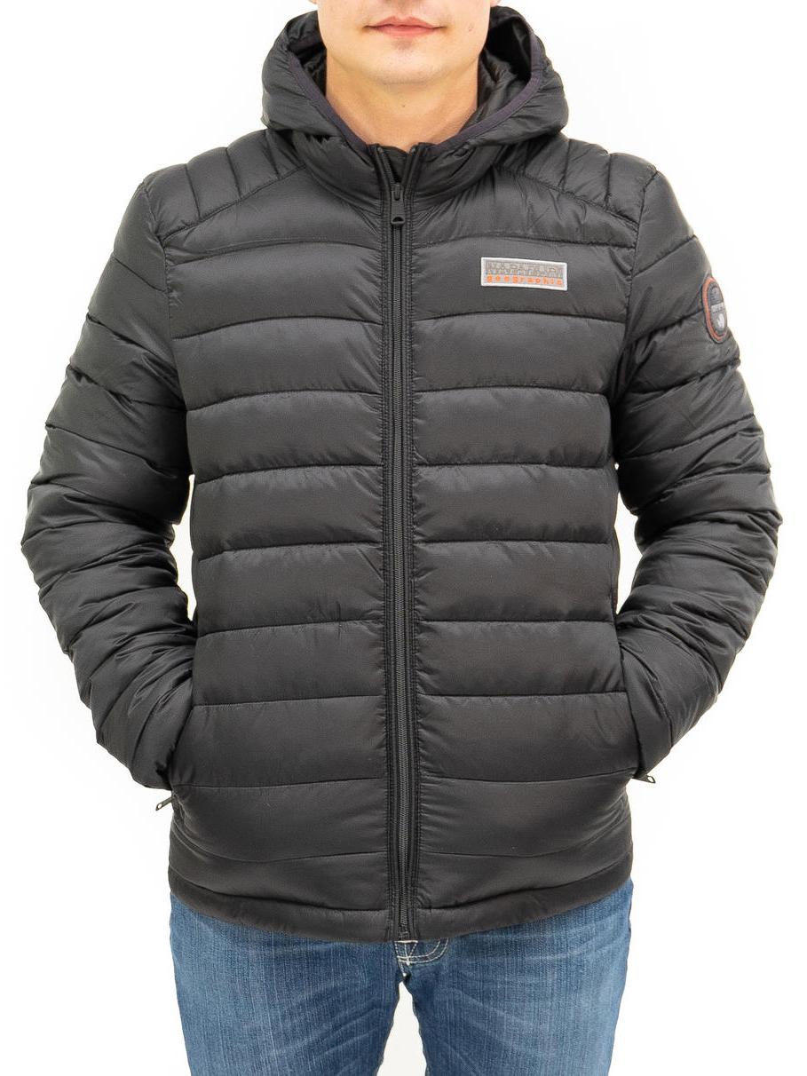 Napapijri Aerons H Aka Giubbotto Con Cappuccio Nero - Acquista A Prezzi  Outlet!