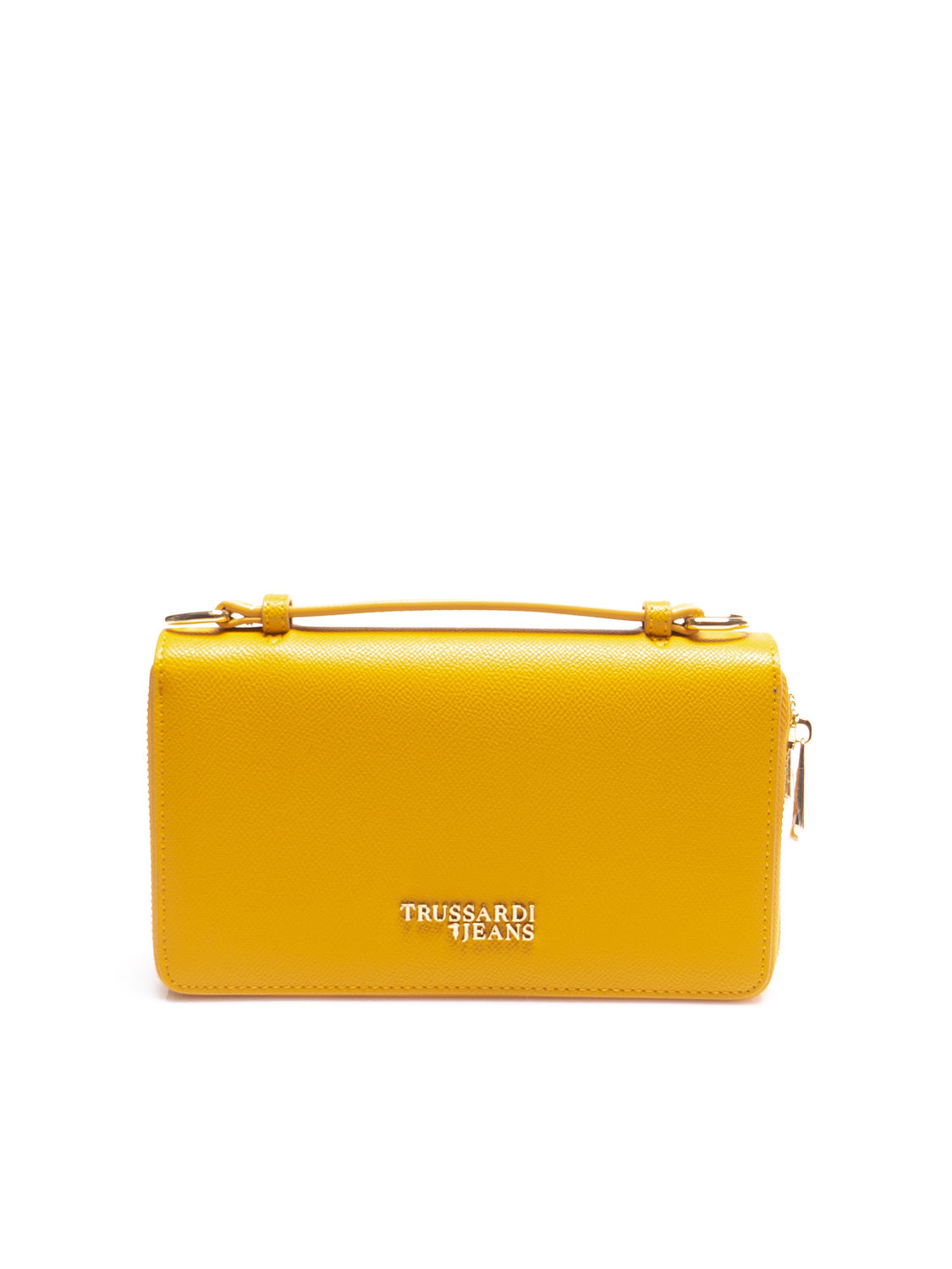 Trussardi T Easy Light Pochette Portafoglio Mustard - Acquista A Prezzi  Outlet!