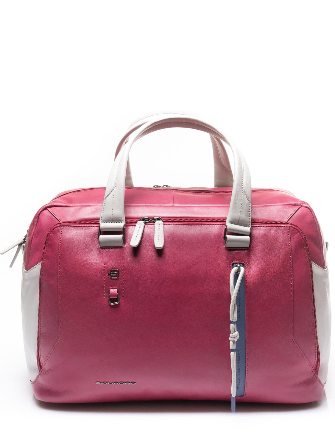 Piquadro Hakone Borsone Da Viaggio In Pelle Bordeaux/Gr - Acquista A Prezzi  Outlet!