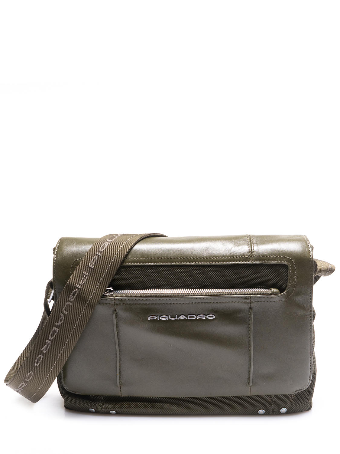 Piquadro Link2 Small Messenger Verde - Acquista A Prezzi Outlet!
