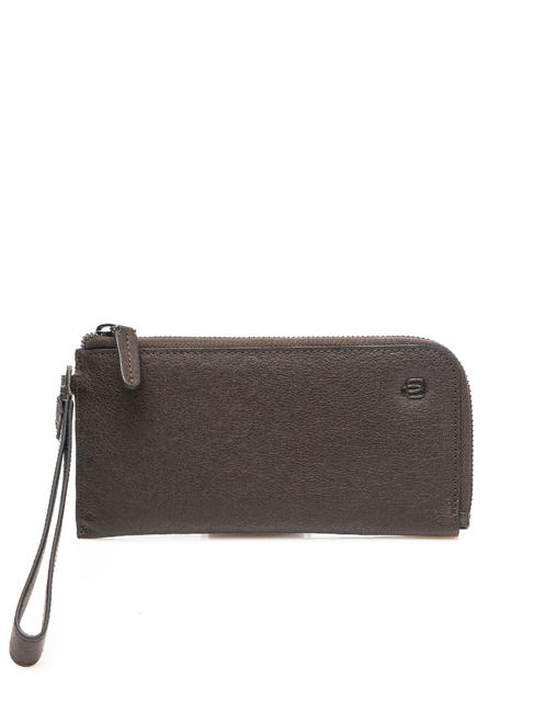 PIQUADRO BLACK SQUARE Busta portatutto in pelle MORO - Porta tablet & Organizer