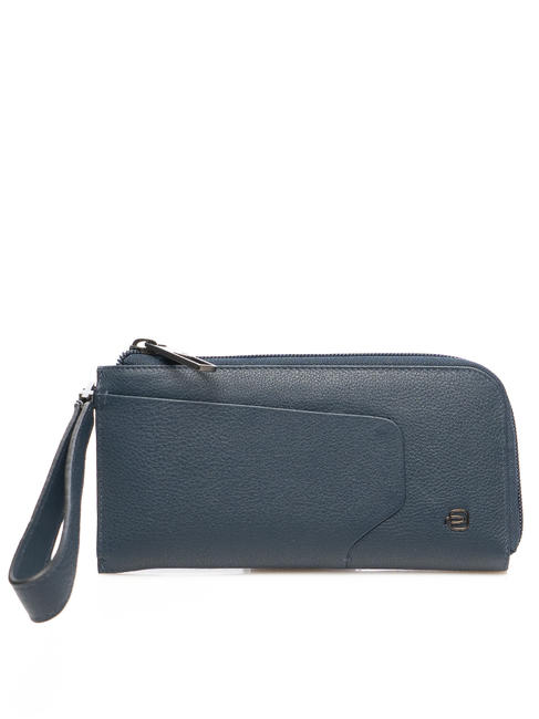 PIQUADRO AKRON  Portafoglio / Pochette porta smartphone blu - Portafogli Donna