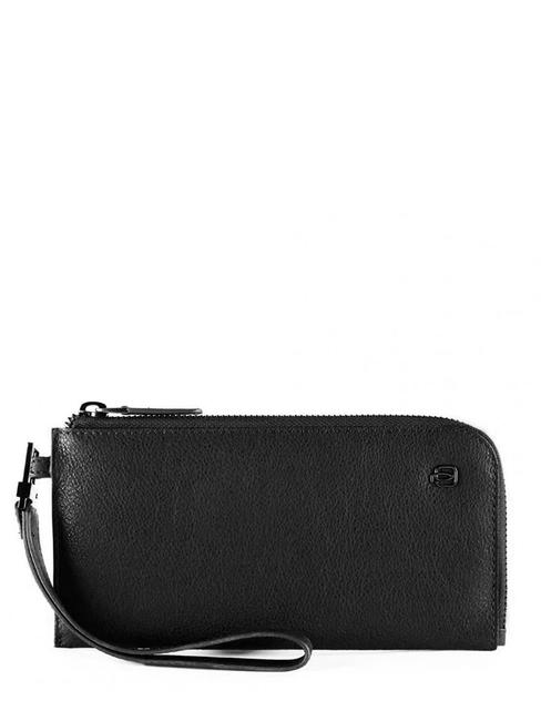 PIQUADRO BLACK SQUARE Busta portatutto in pelle Nero - Porta tablet & Organizer