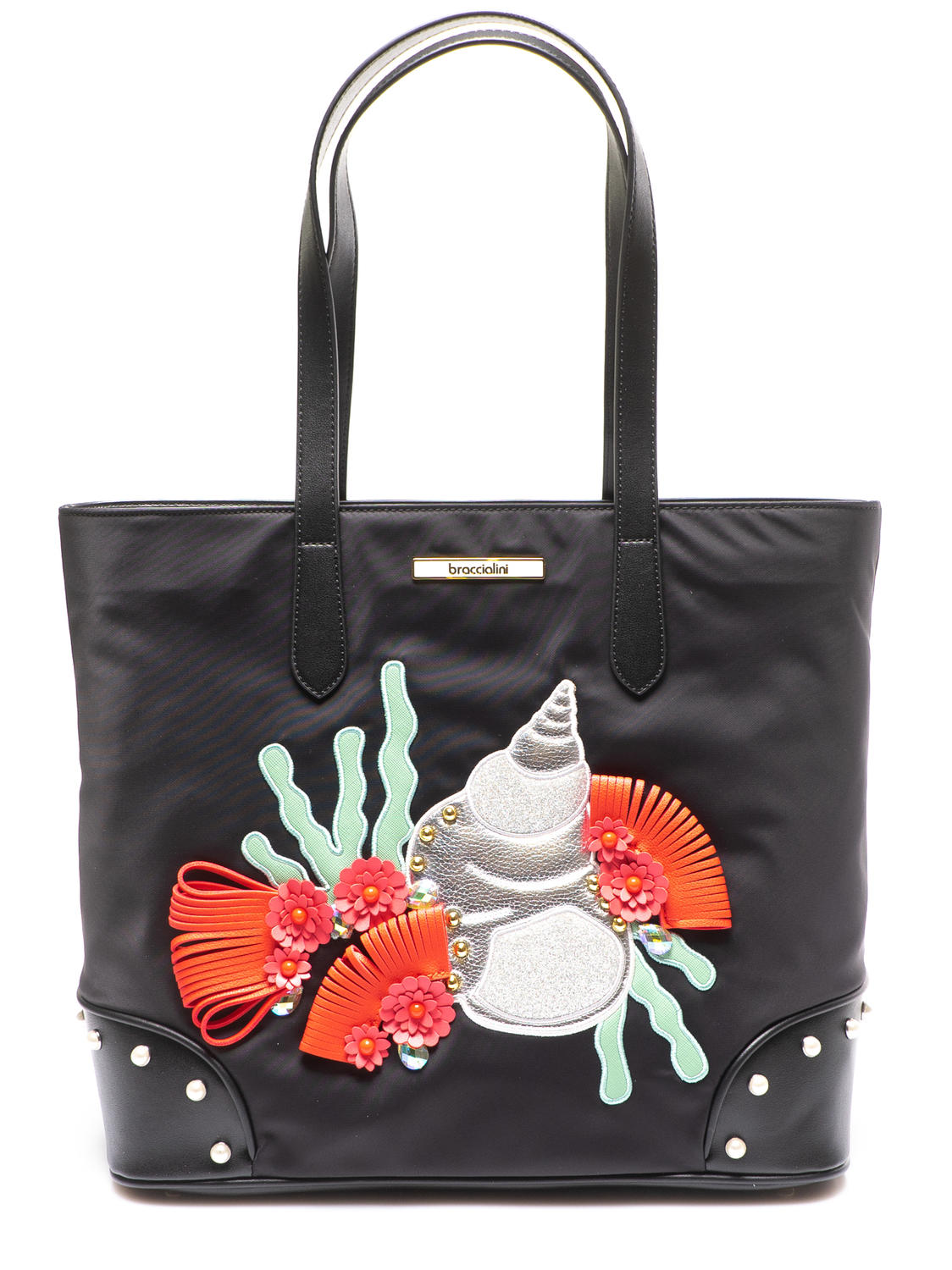 Braccialini Keira Shopper A Spalla Nero - Acquista A Prezzi Outlet!
