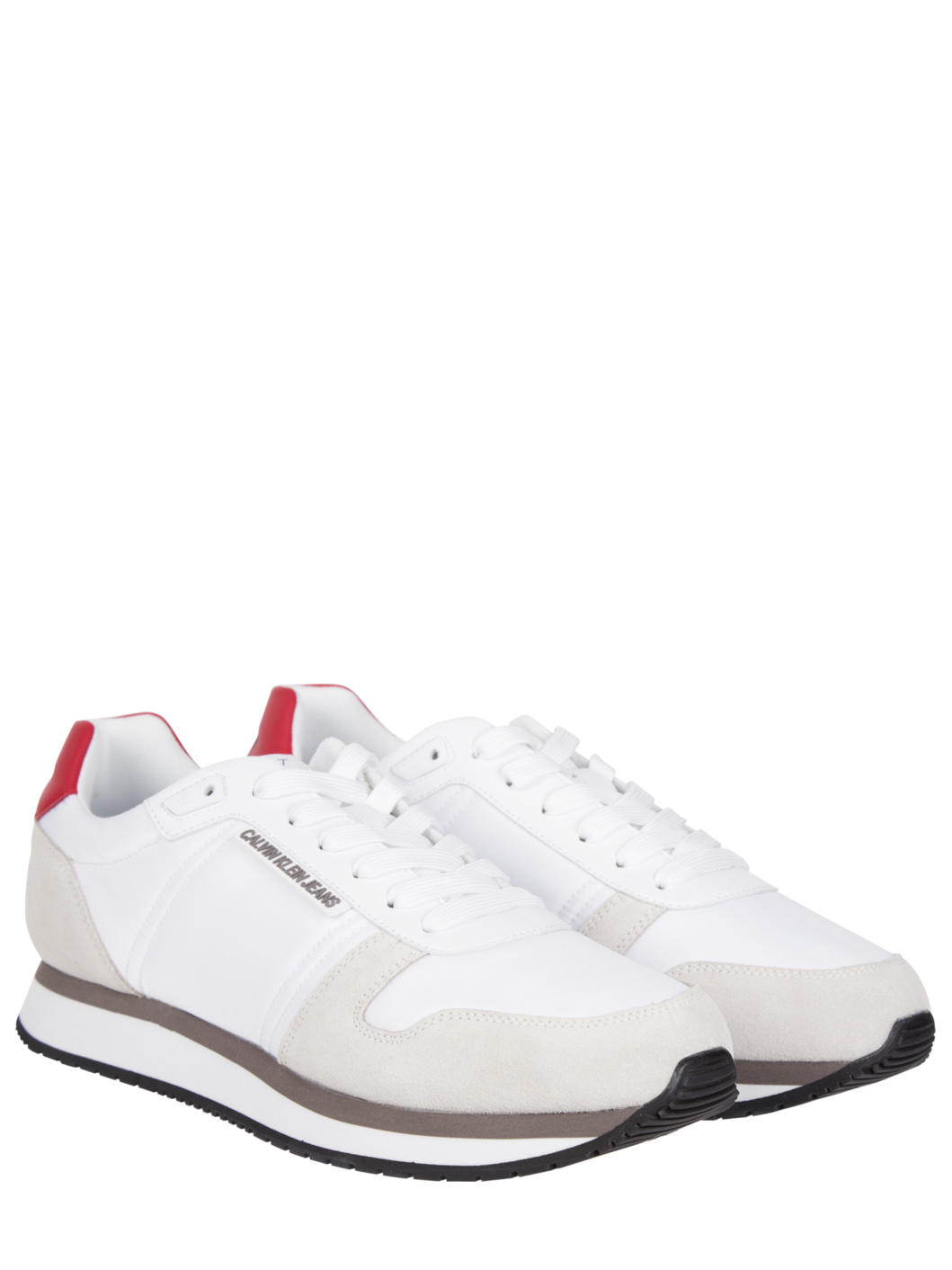 Calvin Klein Jeans Sneakers Running Da Uomo Bright White - Acquista A Prezzi  Outlet!