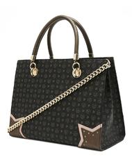 POLLINI Western Heritage Borsa a mano, con tracolla nero lacca - Borse Donna - 4