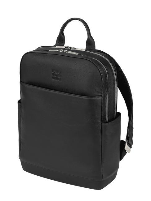 CLASSIC Zaino porta PC 15'' in pelle black - Zaini da lavoro porta PC