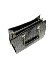 POLLINI Embossed Heritage Borsa a mano, con tracolla, in vernice Nero - Borse Donna - 5