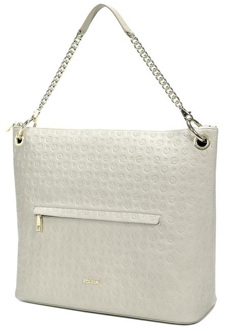 Embossed Heritage Borsa a spalla, con tracolla e portachiavi BEIGE - Borse Donna