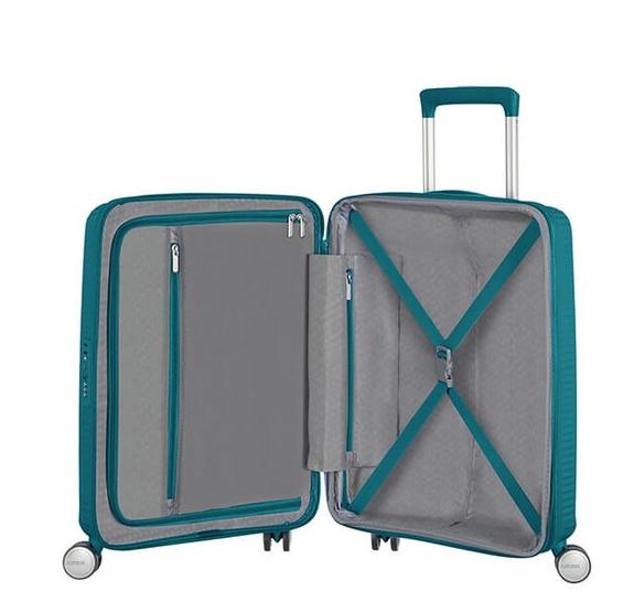 SOUNDBOX Trolley piccolo espandibile JADE GREEN - Bagagli a mano