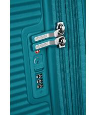 AMERICAN TOURISTER SOUNDBOX Trolley piccolo espandibile JADE GREEN - Bagagli a mano - 7