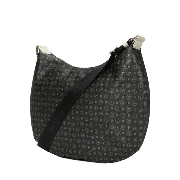 Heritage Classic Borsa a spalla, con dettagli in pelle nero/avorio - Borse Donna