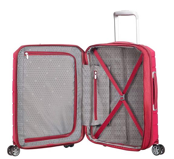 FLUX Trolley da cabina espandibile granita red - Bagagli a mano