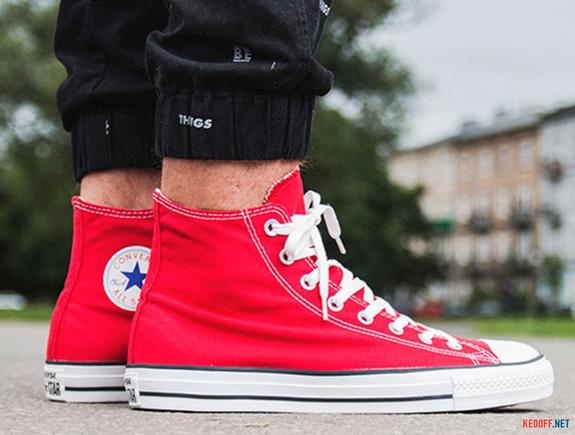 All Star High Top CHUCK TAYLOR, in canvas ROSSO - Scarpe Unisex
