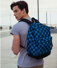 INVICTA Zaino CARLSON Fantasy, porta PC 13" Blue Plaid - Zaini Scuola & Tempo Libero - 6