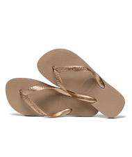 HAVAIANAS TOP TIRAS Infradito rose/gold - Scarpe Donna - 4