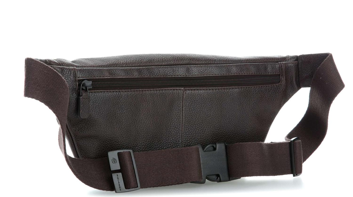 Piquadro Marsupio In Pelle Mogano - Taglia Unica Uomo, Elegante E Pratico - Foto 2