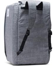 HERSCHEL Borsone Zaino OUTFITTER, con spallacci a scomparsa RAVEN CROSSHATCH - Borsoni - 2