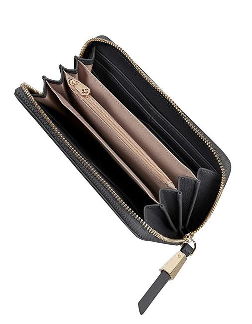 Portafoglio SATINY NERO - Portafogli Donna