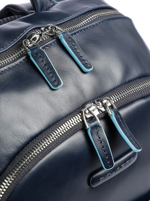 BLUE SQUARE Zaino in pelle porta PC 14" blu - Zaini da lavoro porta PC