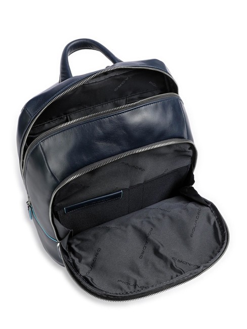 BLUE SQUARE Zaino in pelle porta PC 14" blu - Zaini da lavoro porta PC