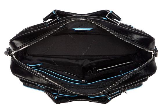 BLUE SQUARE Cartella in pelle porta PC 14" Nero - Cartelle Lavoro