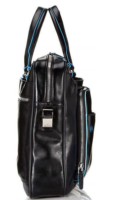 BLUE SQUARE Cartella in pelle porta PC 14" Nero - Cartelle Lavoro